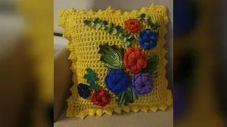 pillo cover new designs in crochet 2024