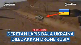 Drone Beringas Rusia Hantam dan Hancurkan Peralatan Tempur Ukraina