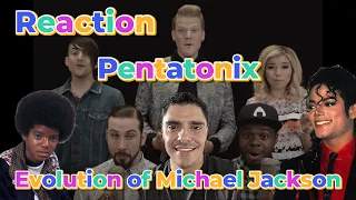 First Time Reacting to Evolution of Michael Jackson - Pentatonix - The King of Pop Lives On!