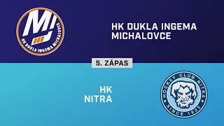 5. zápas semifinále play-off Michalovce – Nitra 5:2 (HIGHLIGHTY)