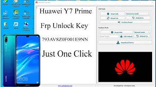 Huawei y7 prime 2019 dub lx1 Frp Remove Unlock Key with Tools just one Click