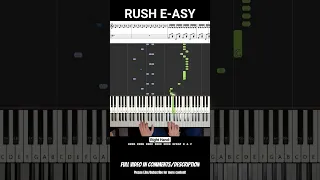 The SECRET to playing RUSH E (RUSH E-ASY Piano Tutorial with Sheet Music)