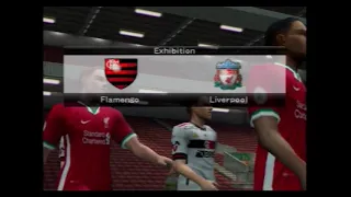 pes 2021 - Flamengo x Liverpool - ps2