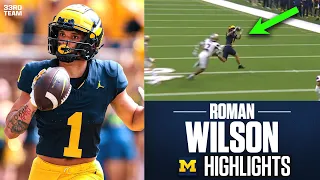 Roman Wilson 2023 Highlights | Michigan Wide Receiver | 2024 NFL Draft