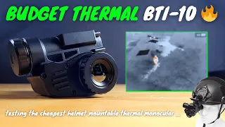 Most Budget Friendly Helmet Mounted Thermal Monocular | BTI-10 Night Vision