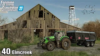 FOUND AN OLD ABANDONED FARM - Farming Simulator 22 FS22 Elmcreek Ep 40