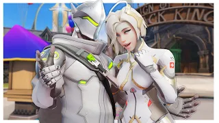 Genji x Mercy Voice Actors Play Overwatch 2