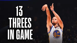 When Steph Curry Broke The 3-Point Record in a Game 👀 | NBA Throwback