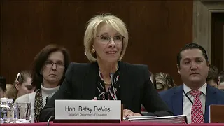 Reed Questions Secretary Devos at Appropriations Hearing on 2020 Budget Request