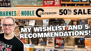 CRITERION Barnes And Noble 50% OFF JULY Sale! - 5 Recommendations And My WISHLIST!