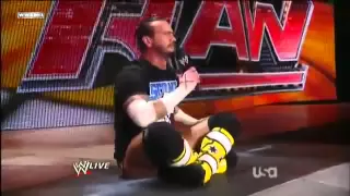 WWE RAW 6 27 11 CM Punk Goes Unscripted On The WWE!! Must See!!!