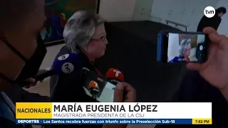 Magistrada presidenta de la CSJ, María Eugenia