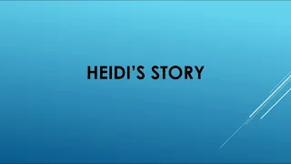 Love Addiction (Part 1) Heidi's Story - Heidi A.