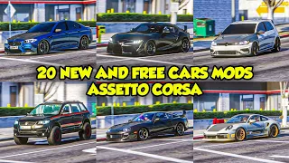 20 NEW & FREE cars mods for assetto corsa 2023 - Download links