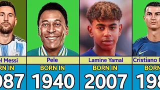 Famous Footballers Born in Every Year From 1940 To 2007