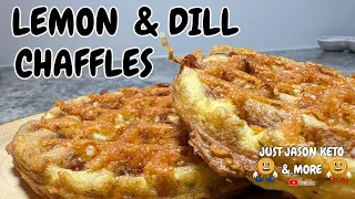 Must-try Lemon Dill Chaffles - Extra Crispy And Dill-icious! #chaffle #keto #ketorecipes