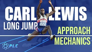 Long Jump Mechanics | Carl Lewis Full Approach Mechanics