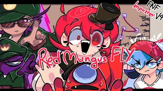 We are going to make Red Mungus FLY . Animation | FNF Vs Imposter V4 (but human) | Among Us