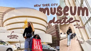 NYC VLOG#4: new york city museum date with myself ft. the metropolitan & guggenheim museum