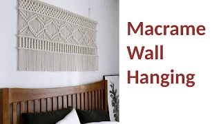 5 Best selling Macrame wall Hanging, Macrame wedding backdrop, Macrame curtains, Macrame headboard