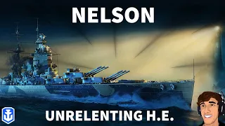 Nelson in 2023...King of the T6 Battleships? in World of Warships Legends 4K