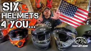 SIX POPULAR HELMETS FOR YOU TO CHOOSE  FROM...