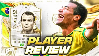 91 BASE ICON CAFU SBC PLAYER REVIEW | FC 24 Ultimate Team