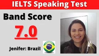 IELTS Speaking Test band score 7 with feedback