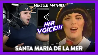 First Time Reaction Mireille Mathieu Santa Maria De La Mer (WOW!) | Dereck Reacts