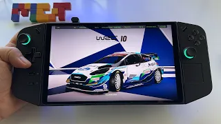 WRC 10  | Lenovo Legion GO 1200p medium graphics handheld gameplay