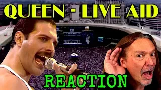 Vocal Coach Reaction to Queen - Freddie Mercury -  Live Aid -  Ken Tamplin