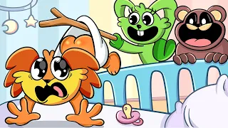 Smiling Critters BABY REVENGE Cartoon Animation & Poppy Playtime 3 But Cute BABY ?!