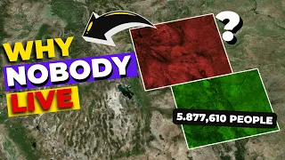 Why "NOBODY" Live in Wyoming / States Geography