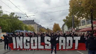 FC Ingolstadt Fans gegen 1860 München