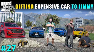 MICHAEL GIFTED CAR TO JIMMY & GONE WRONG | GTA 5 GAMEPLAY #27