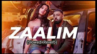 Zaalim Hindi song [ Slowed and reverb ] Chill Lofi | Badshah, Nora Fatehi | Bhushan K.