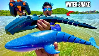 RC Fastest Water Snake Vs Dragon Boat Unboxing & Testing - Chatpat toy tv