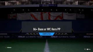 Opening the new 86+ base or world cup hero player pick!