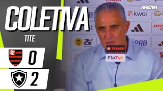 COLETIVA TITE | AO VIVO | Flamengo x Botafogo - Brasileirão 2024