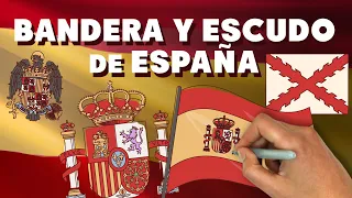 La historia de la bandera y el escudo de España