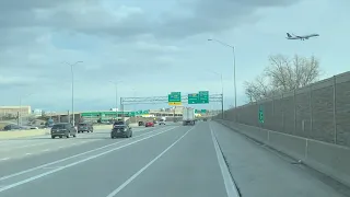 Drive to Chicago O’Hare International Airport, highway review #Chicago #travel #trip #driving  #vlog