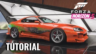 Forza Horizon 5 | Brian's Toyota Supra Build Tutorial!