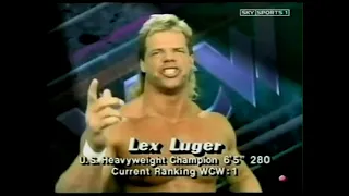 US Title   Lex Luger vs Sid Vicious   Worldwide March 2nd, 1991