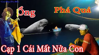 CÂU CÁ GÙ BIỂN HOÀNG SA 10║Gặp Cá Thứ Dữ A Hai Chèo Thúng Bủa Câu Nhưng Cũng Chào Thua.