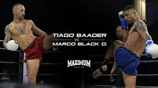 Tiago Baader vs Marco Black Diamond - LUTA COMPLETA - Maximum Muay Thai Fight