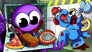 [Animation] Delicious "ABC"🅰️ 🌈Rainbow Friends VS Alphabet Lore Mukbang Cartoon | Gummy Dora