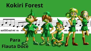 Kokiri Forest Para Flauta Doce - Partitura Com Notas