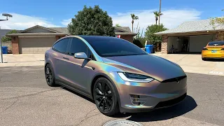 3M Satin Psychedelic Model X Vinyl Wrap (Timelapse)