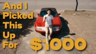 Buying a $1000 Mazda Miata! (It's broken)