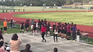 Kaleb Samuels-Pearland Junior High West 4x1 Relay at Anchor Leg